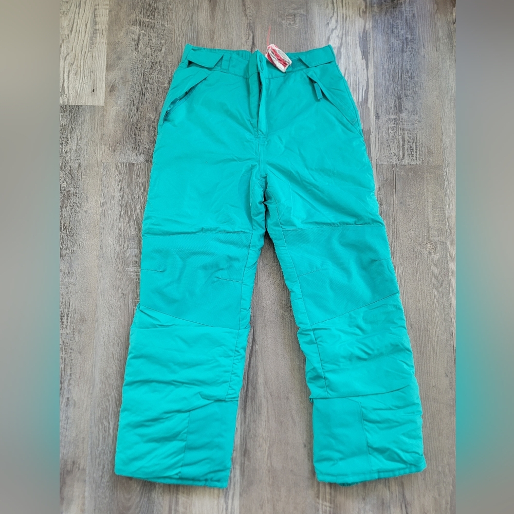 Kids Teal Snow Pants